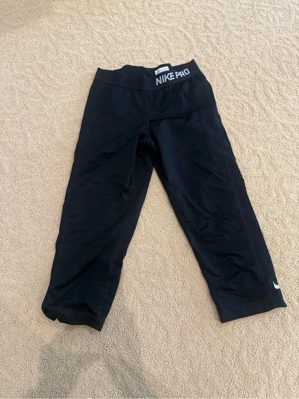Nike Black Kids' Training Capri Leggings